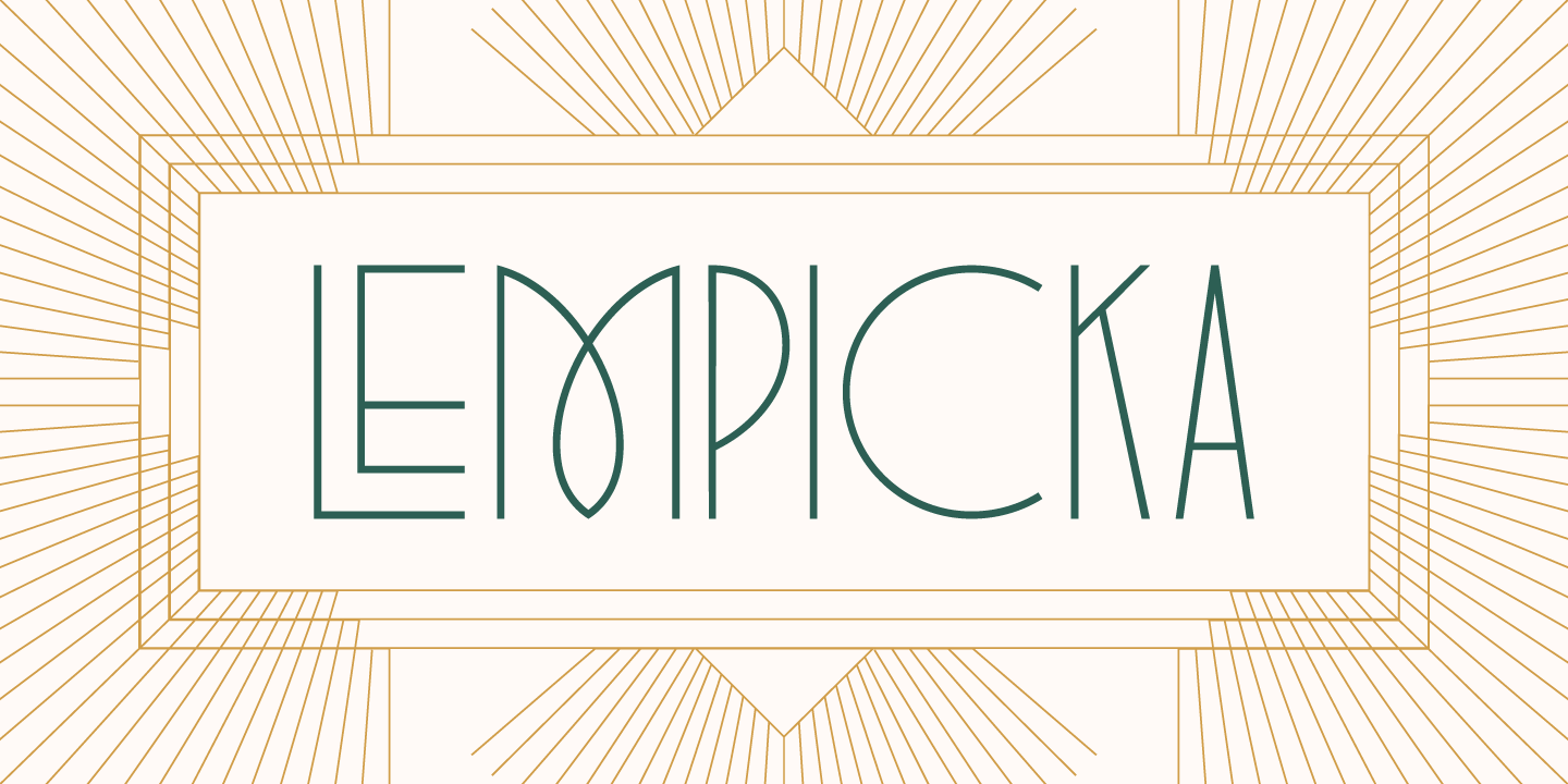 Czcionka Lempicka